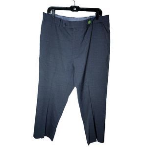 Men's Nautica blue dress pants wool blend 38 x 30